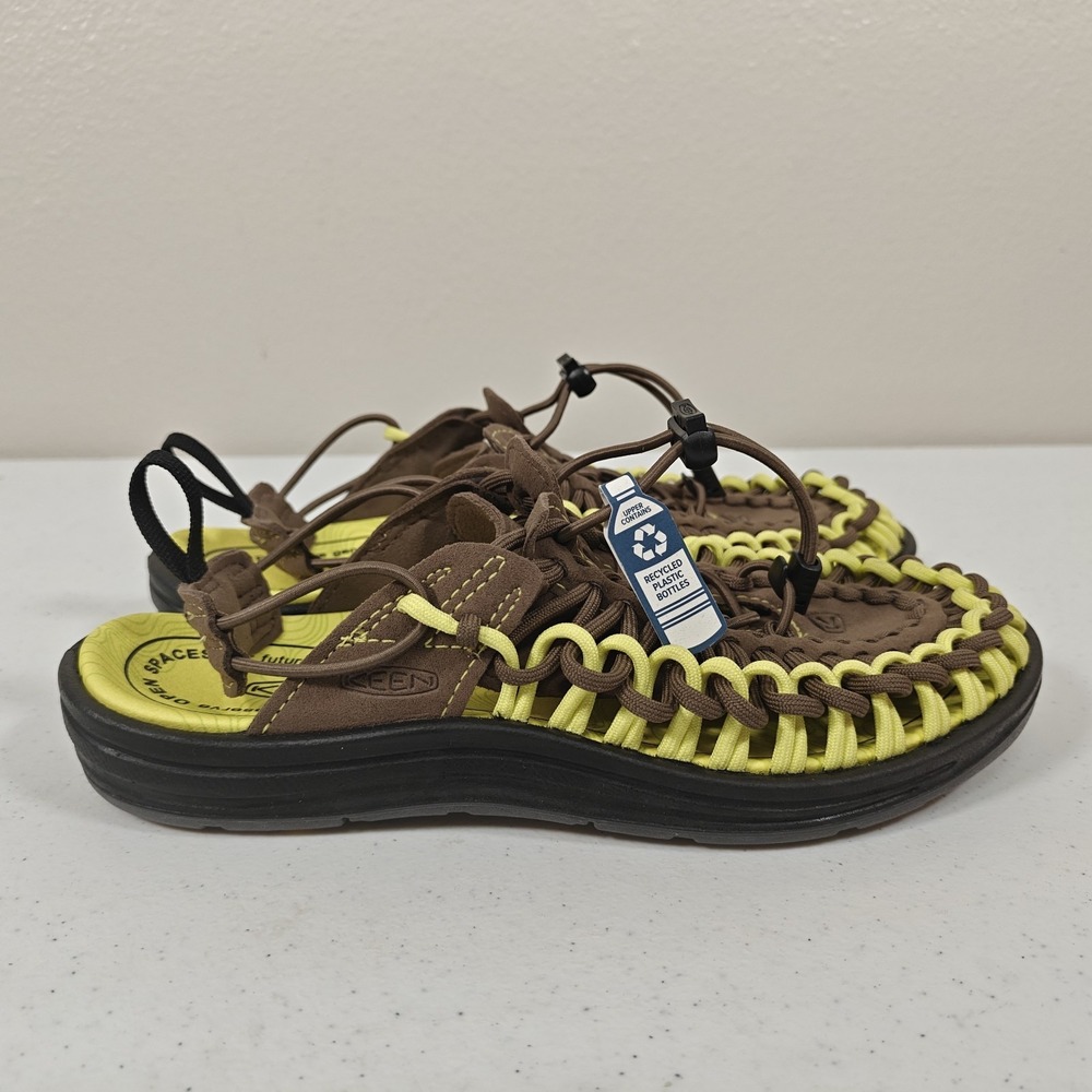 KEEN UNEEK II Convertible x Metalwood Sandals Limeade Women's 9 Men's 7.5 NEW - Picture 2 of 10